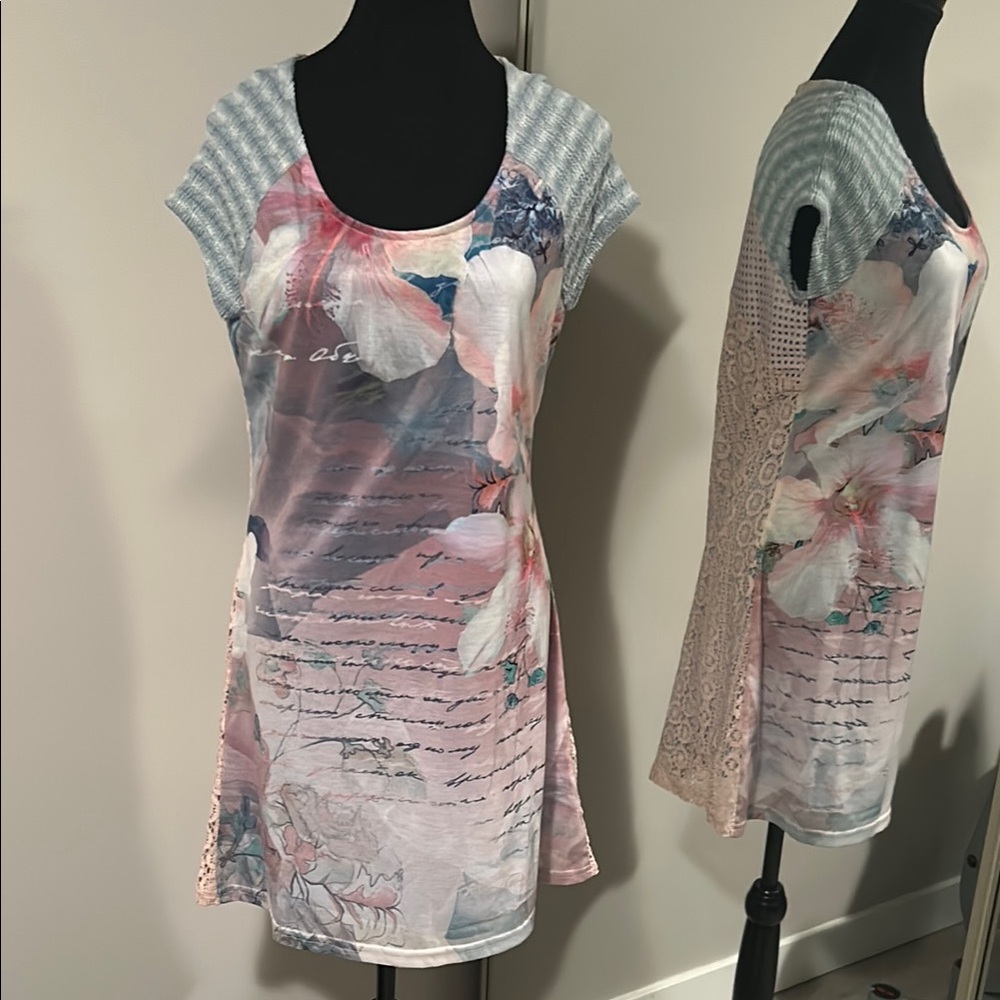 Floral Mixed Print Dress